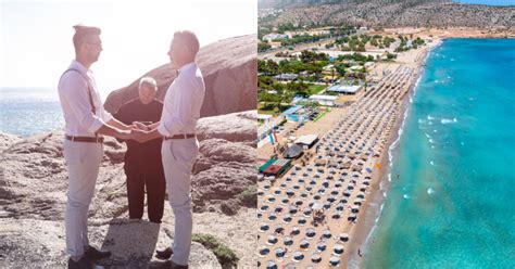 Un couple gay entre dans lhistoire avec le premier mariage homosexuel en Grèce Gayvox