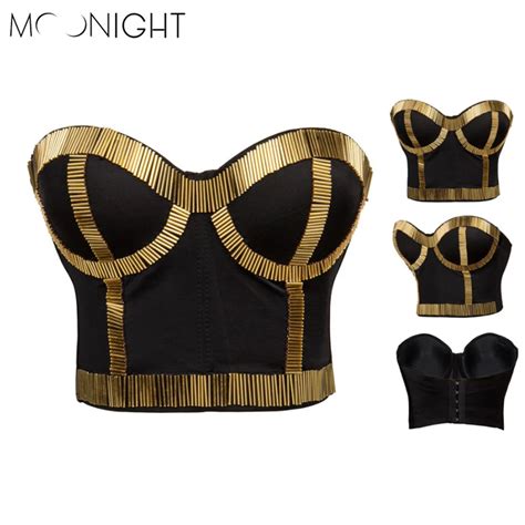 Moonight Sexy Steampunk Corset And Bustier Gothic Overbust Bustier Top