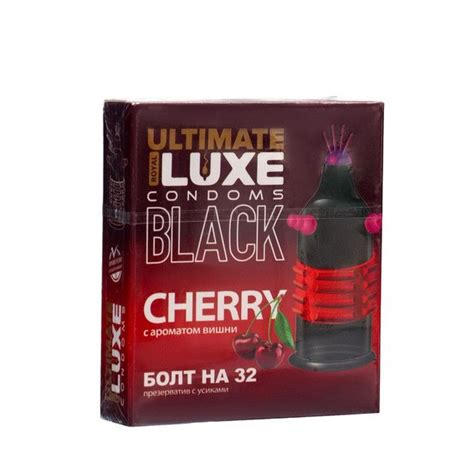 Презервативы BLACK ULTIMATE Болт на 32, вишня, 1 шт. - купить с ...