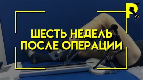 Шесть недель после операции. Пластика передней крестообразной связки ...