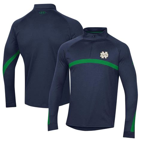 Under Armour Notre Dame Fighting Irish Game Day Camo Raglan Quarter Zip