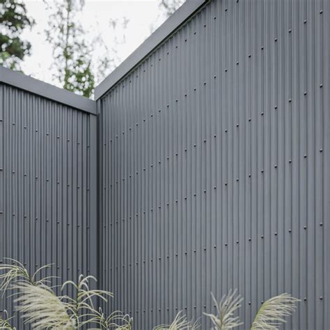 Corrugated Metal Cladding Panel Texture Grey Poliigon