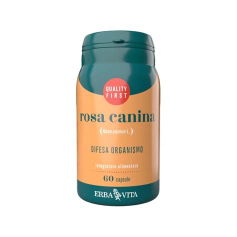 Integratore Alimentare Rosa Canina 60 Capsule Erba Vita