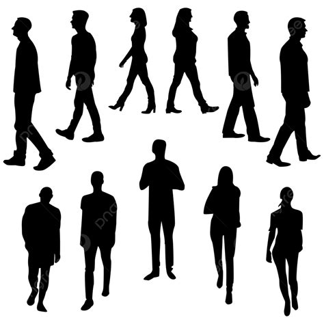 People Silhouettes PNG, Vector, PSD, and Clipart With Transparent ...