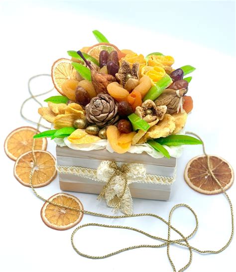 Букет из сухофруктов (55 фото)