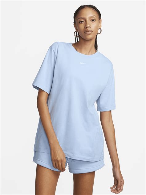 Футболка оверсайз длинная женская Nike W Nsw Tee Essntl Lbr FD4149-440 ...