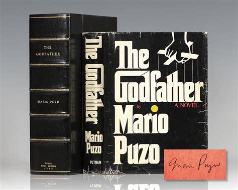 Godfather Mario Puzo First Edition Signed Rare