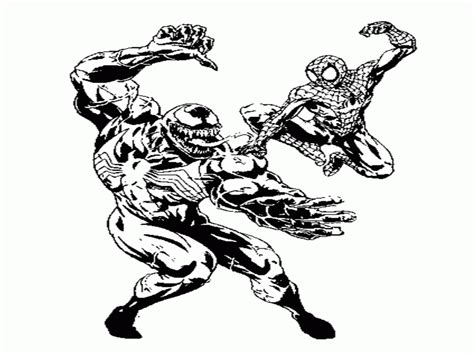 Venom Spiderman Coloring Coloring Pages