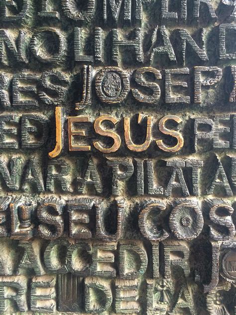 "Names From The Bible Written On A Christian Church Entrance" by ...