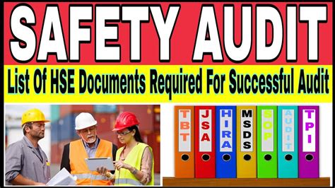 Safety Audit HSE Documents For Safety Audit Types Of Safety Audit