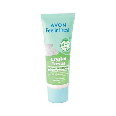 Avon Feelin Fresh Quelch Crystal Tawas Anti Perspirant Deodorant Cream