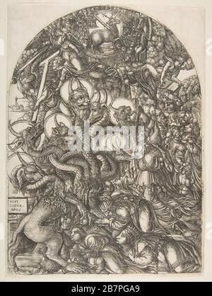 The Beast With Seven Heads And Ten Horns From The Apocalypse Artist