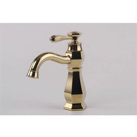 Luxury Basin Faucets Gold Rose Brass Bathroom Sink Faucets Single Handle Hot Cold Wash Mixer