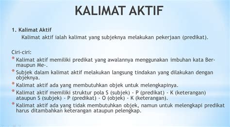 contoh kalimat menggunakan kata kerja homecare