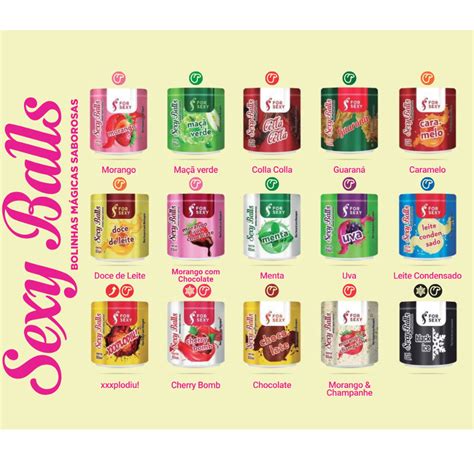 Bolinha Explosiva Beijavel Unidades Sexy Balls Sabor Leite Condensado Sex Shop Shopee Brasil