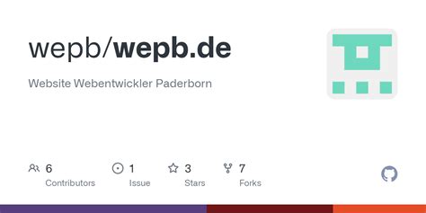 GitHub - wepb/wepb.de: Website Webentwickler Paderborn