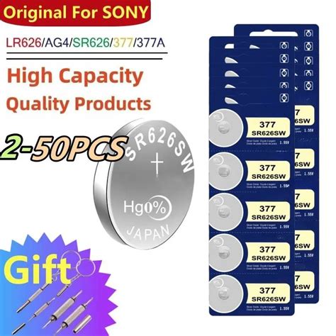 2-50 шт., батарейки для часов, SR626SW AG4 | AliExpress