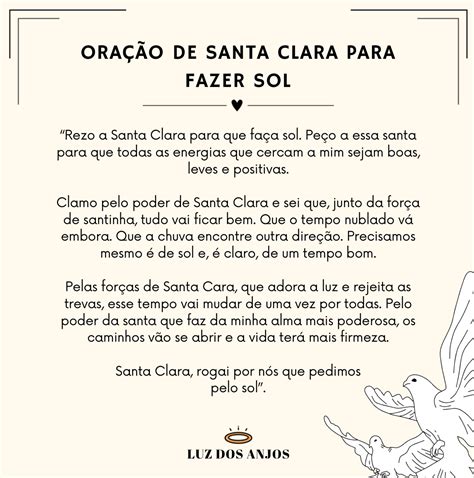 Orações A Santa Clara - 5 Orações Para Santa Clara: Resolver Problemas e Sol