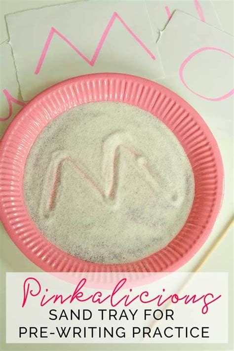 Pinkalicious Sand Tray For Pre Writing Practice