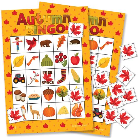 Free Fall Bingo Printable