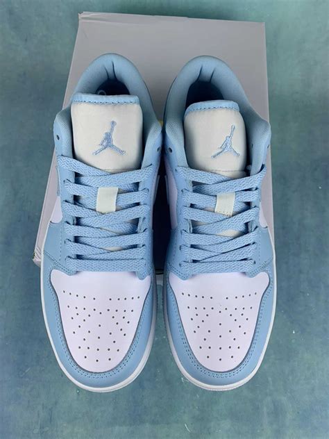 Кроссовки Air Jordan 1 Low White Ice Blue/кроссовки аир джордан: 4 000 ...