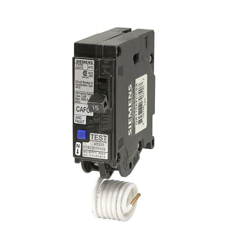 SIEMENS CANADA QA115AFCCSA 15Amp 1 Pole 10kA Type QAF2 AFCI Circuit