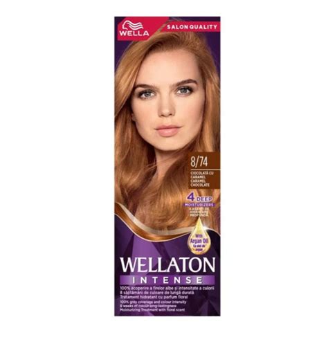 Крем-краска для волос Wellaton Шоколад c Карамелью 8.74 купить на OZON ...