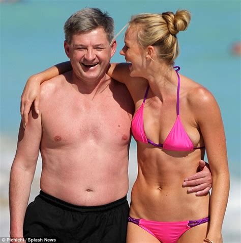 Supermodel Anne Vyalitsyna Shores Up Another Bikini As She Hits Miami Beach With Her Father