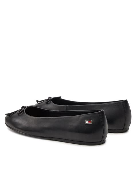 Tommy Hilfiger Ballerinas Essential Chic Ballerina Fw Fw Schwarz