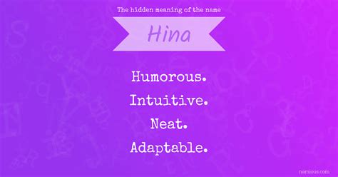 The hidden meaning of the name Hina | Namious