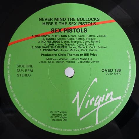 Yahoo Uk Sex Pistols Never Mind The