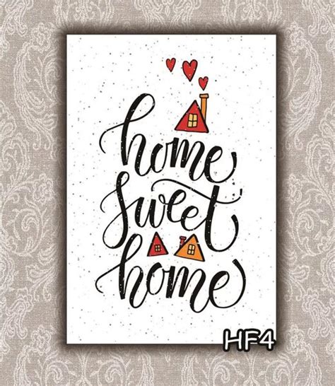 Jual Hiasan Dinding Poster Kayu Home Sweet Home Wall Decor Dekorasi