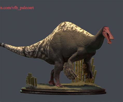 Artstation Deinocheirus Mirificus Statue For 3d Printing Resources