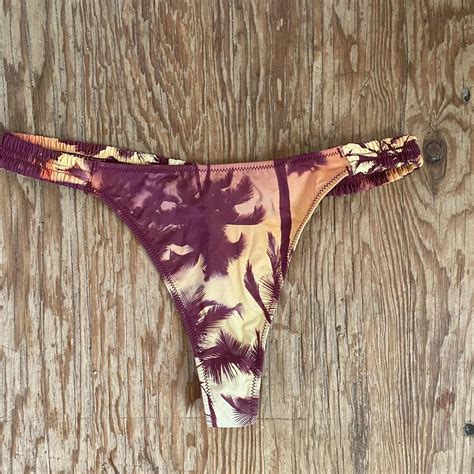 Aerie Women S Orange And Pink Bikini And Tankini Bottoms Depop