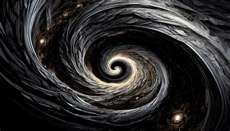 Premium Photo | Black vortex background