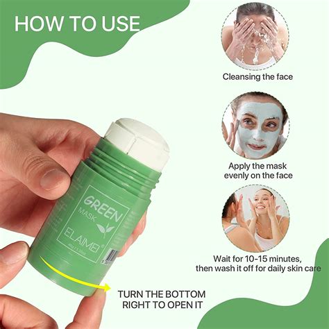 Green Tea Mask Stick 2 Pack Poreless Deep Cleanse Mask For Face