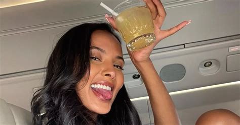 Maya Jama Stuns In Seriously Skimpy Orange Bikini For Th Birthday Snaps Daily Star