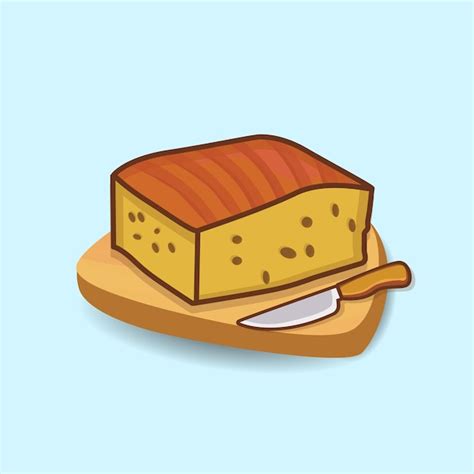 Sopa Paraguaya Y Cuchillo Ilustración Premium Creative Delicious Clip