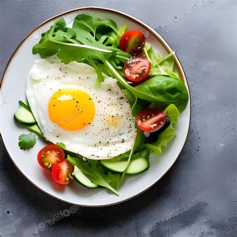 Premium Ai Image Egg Fry Food Dish