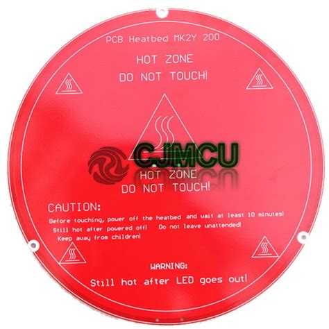 CJMCU D Printer Round Warm Hot Zone PCB Heatbed MK Y MM Thickness Free Shipping