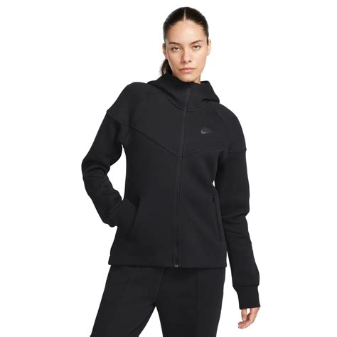 Nike Tech Fleece Sportswear Vest Dames Zwart Voetbalshopbe