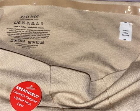 Spanx High Waisted Shaping Panty Red Hot Firm Control Large Beige FS NWT EBay