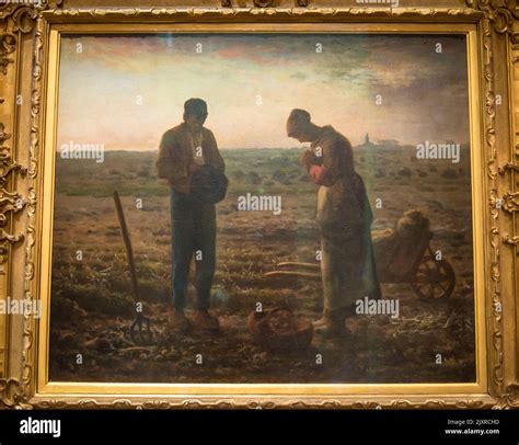 Jean-François Millet, The Angelus, 1857, Musée d'Orsay, Paris, France Stock Photo - Alamy