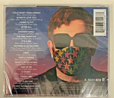 Elton John The Lockdown Sessions Cd Cds