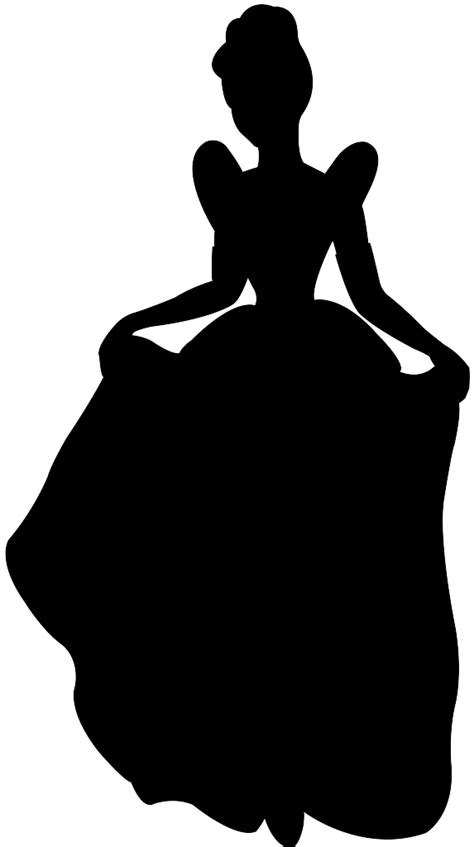 Silhouette Disney Prinzessin Silhouetten Und Kontur Vektoren