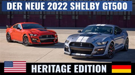 Informationen Zum Neuen 2022 Ford Mustang SHELBY GT500 Neue Farben