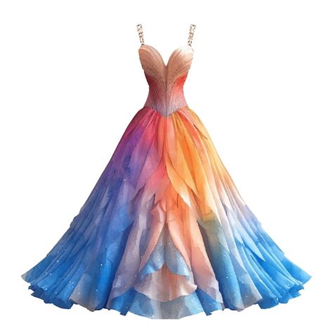 Premium Vector Dress Vector Illustration In Watercolor Style