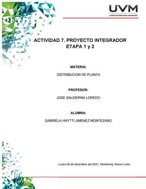 Actividad 7 Proyecto Integrador Etapa 2 Enfoque Sistemico Integr