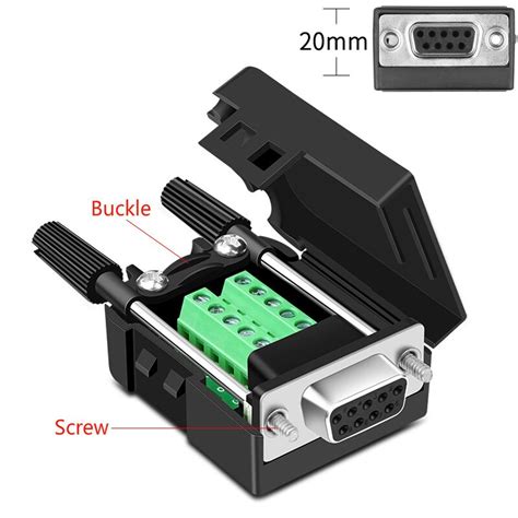 DB9 Connector RS232 Mannelijke Vrouwelijke D SUB 9 Grandado