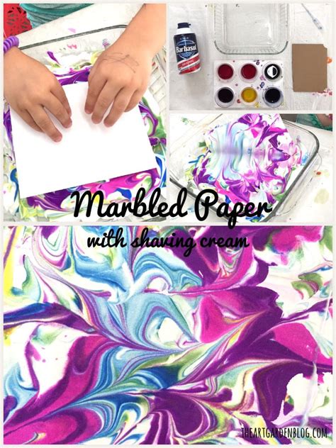 Marbled Paper With Shaving Cream Artofit